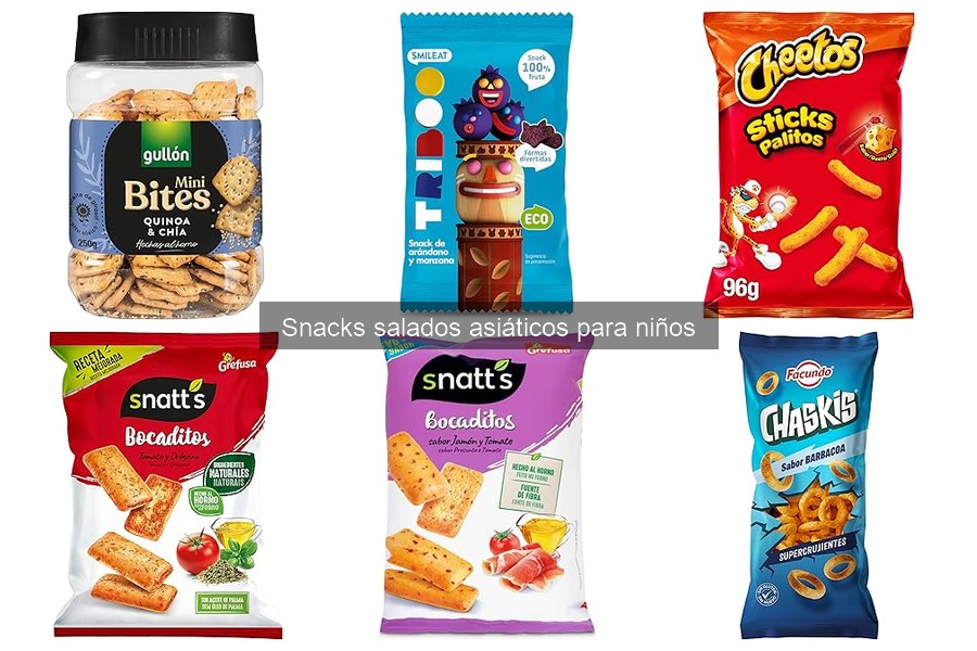 Recetas de Snacks Salados Asiáticos Fáciles para Niños