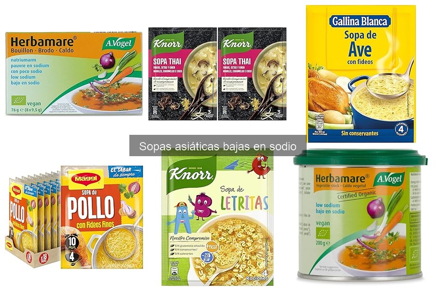 Recetas de sopas asiáticas bajas en sodio para disfrutar en casa