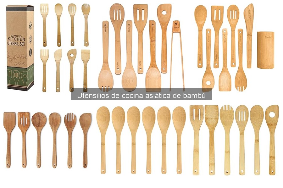 Recetas delicias asiáticas con utensilios de bambú
