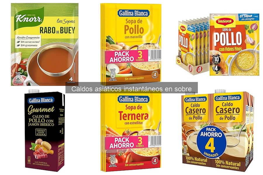 Recetas deliciosas con caldos asiáticos instantáneos
