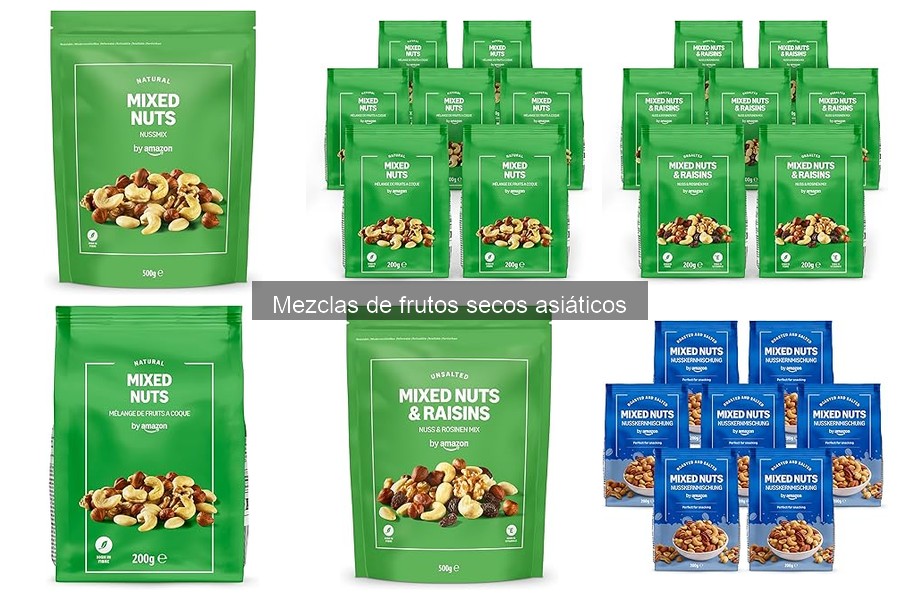 Recetas deliciosas con mezclas de frutos secos asiáticos