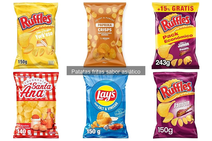 Recetas deliciosas con patatas fritas sabor asiático