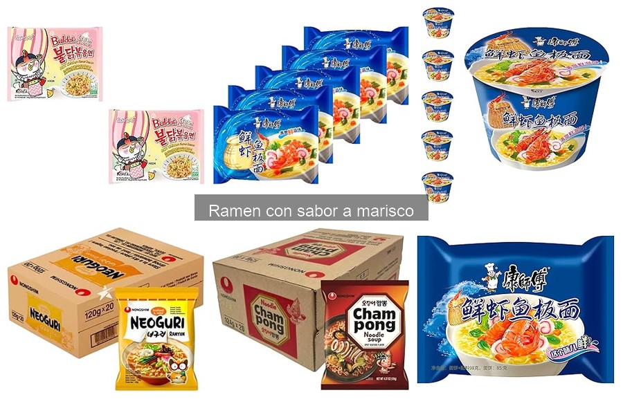 Recetas deliciosas con ramen de marisco para sorprender