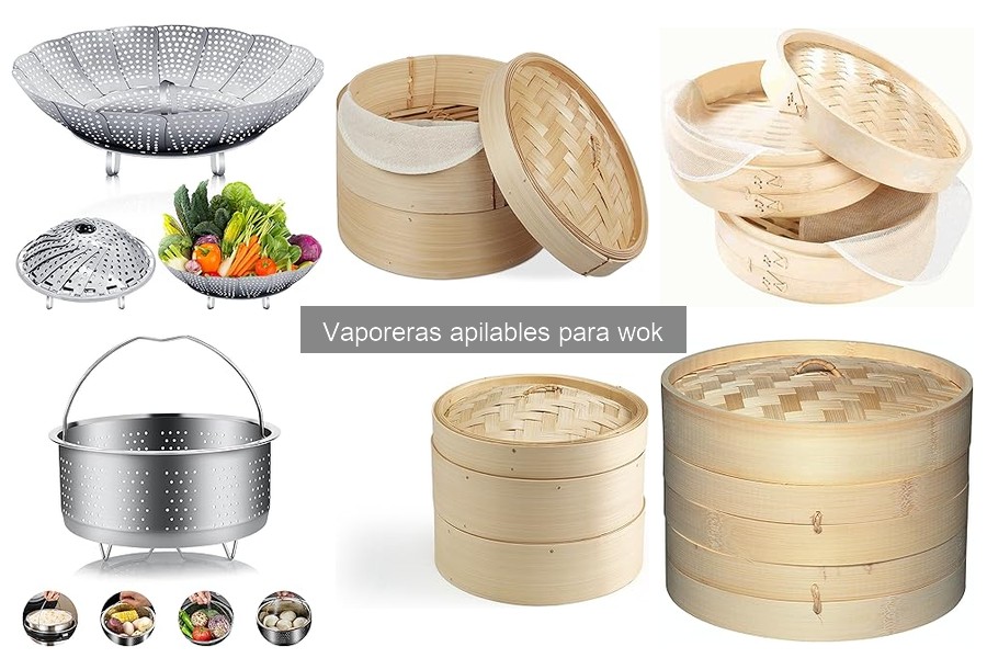 Recetas deliciosas con vaporera apilable para wok