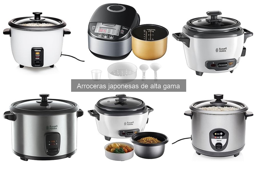 Recetas deliciosas para arroceras japonesas de alta gama