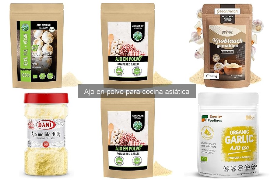 Recetas fáciles con ajo en polvo para cocina asiática