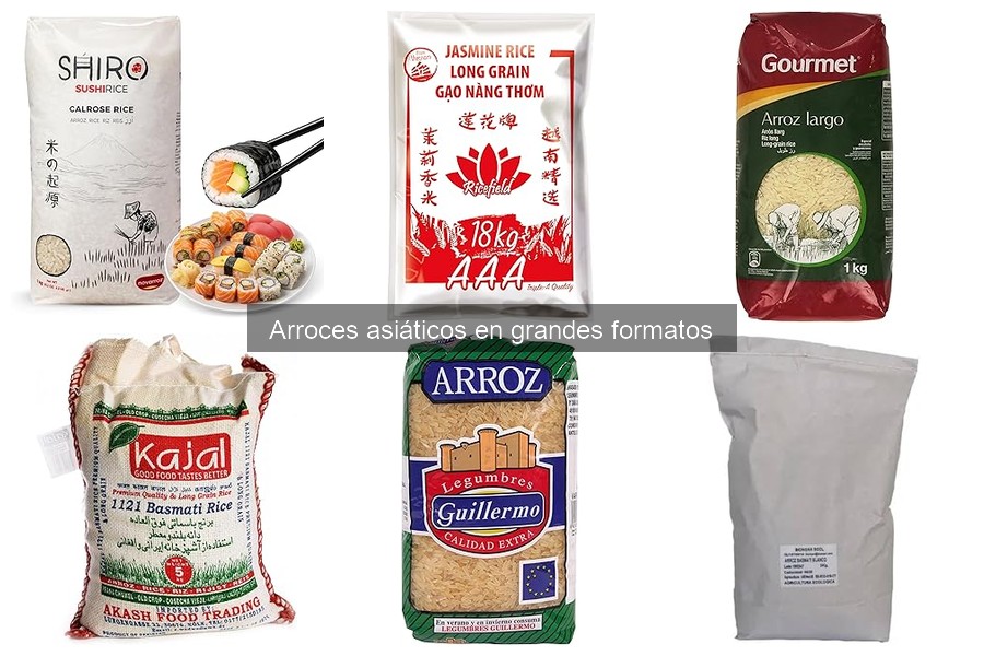 Recetas fáciles con arroz asiático en grandes formatos