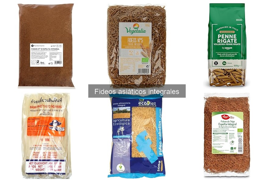 Recetas fáciles con fideos asiáticos integrales