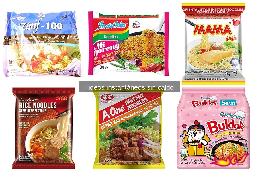 Recetas fáciles con fideos instantáneos sin caldo