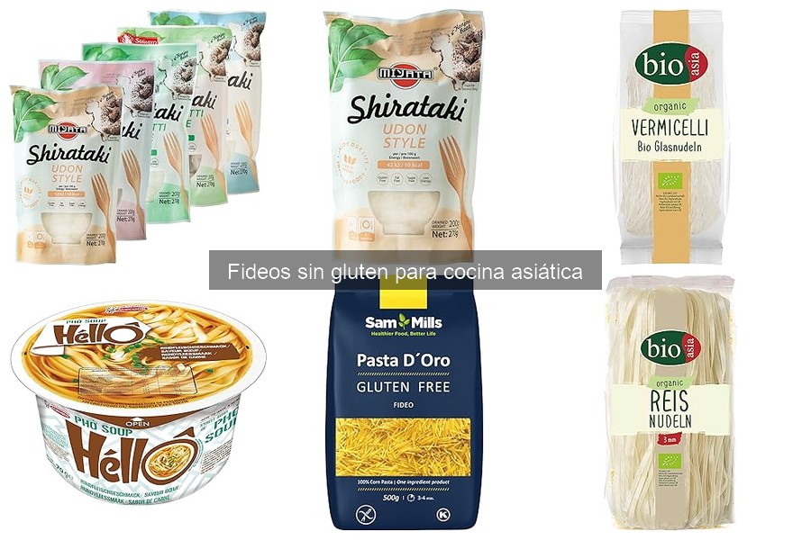 Recetas fáciles con fideos sin gluten para cocina asiática