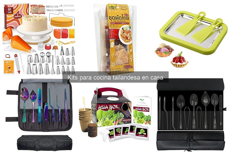 Recetas fáciles con kits de cocina tailandesa en casa