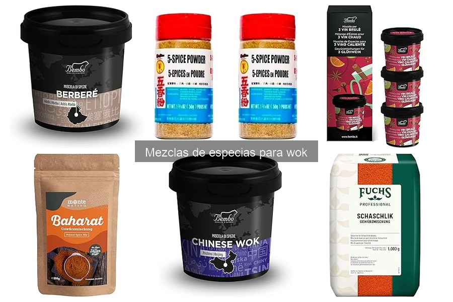 Recetas fáciles con mezclas de especias para wok