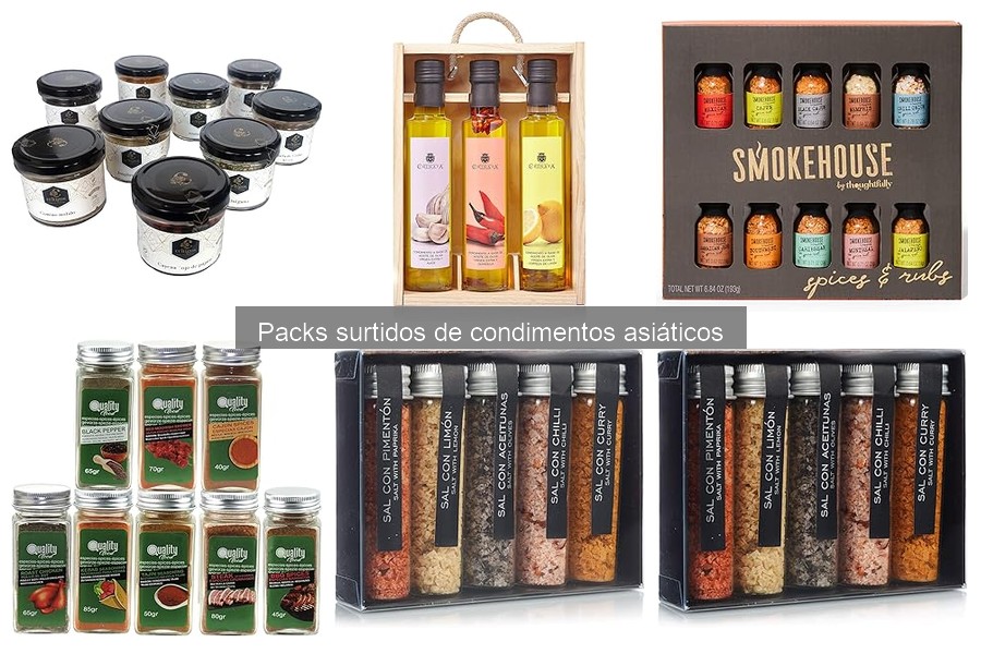 Recetas fáciles con packs surtidos de condimentos asiáticos