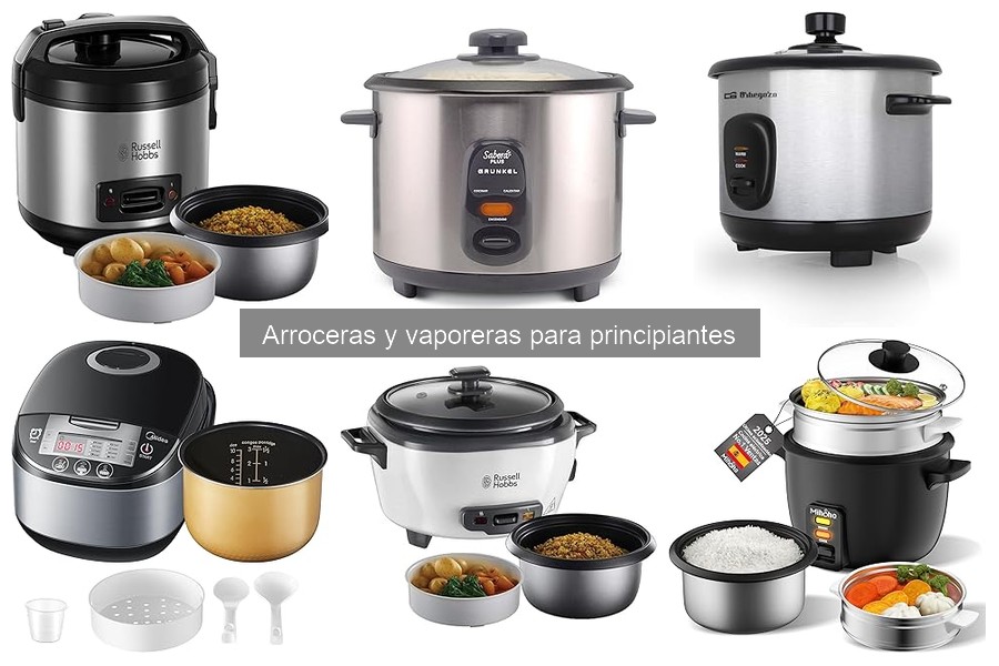 Recetas fáciles para preparar en arroceras y vaporeras
