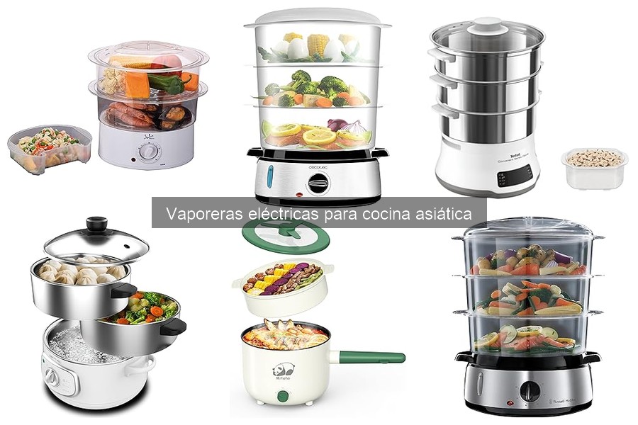 Recetas fáciles para vaporera eléctrica en cocina asiática