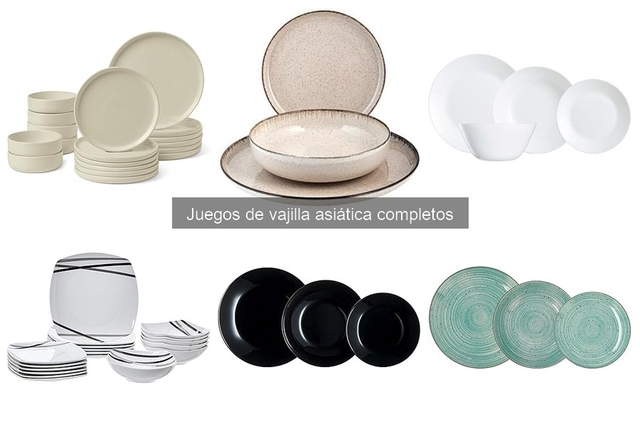 Recetas para disfrutar en juegos de vajilla asiática