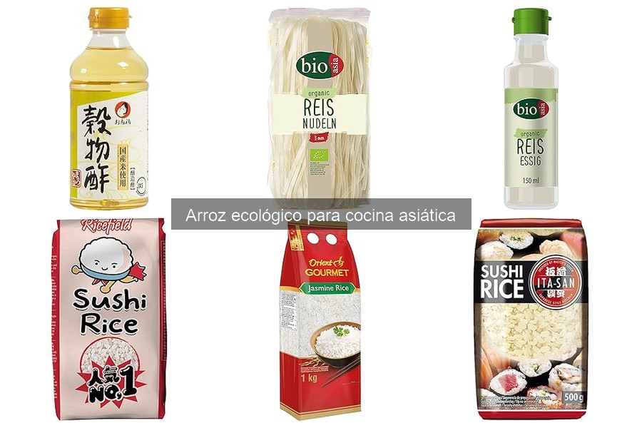 Recetas populares con arroz ecológico para cocina asiática