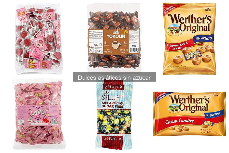 Recetas populares con dulces asiáticos sin azúcar