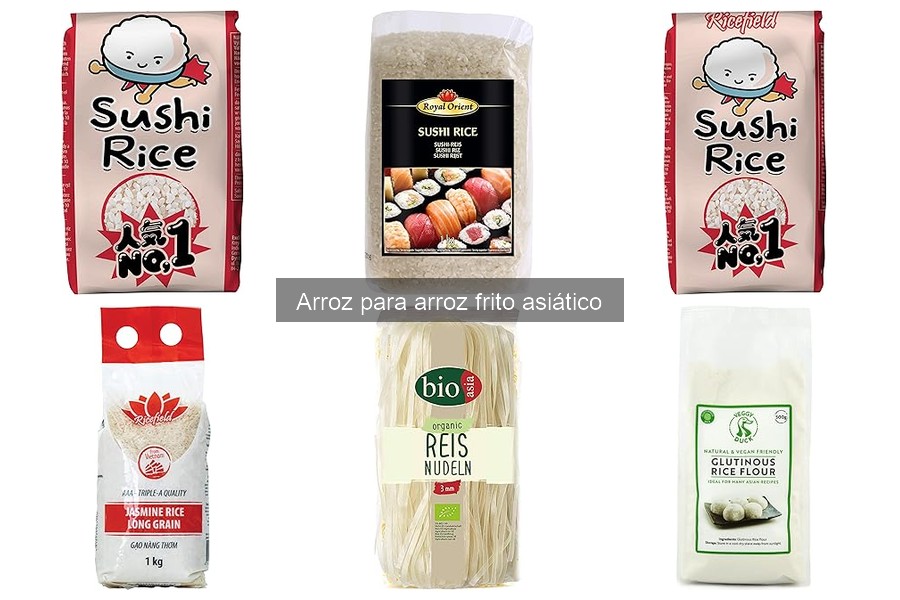 Recetas populares de arroz frito asiático para personalizar