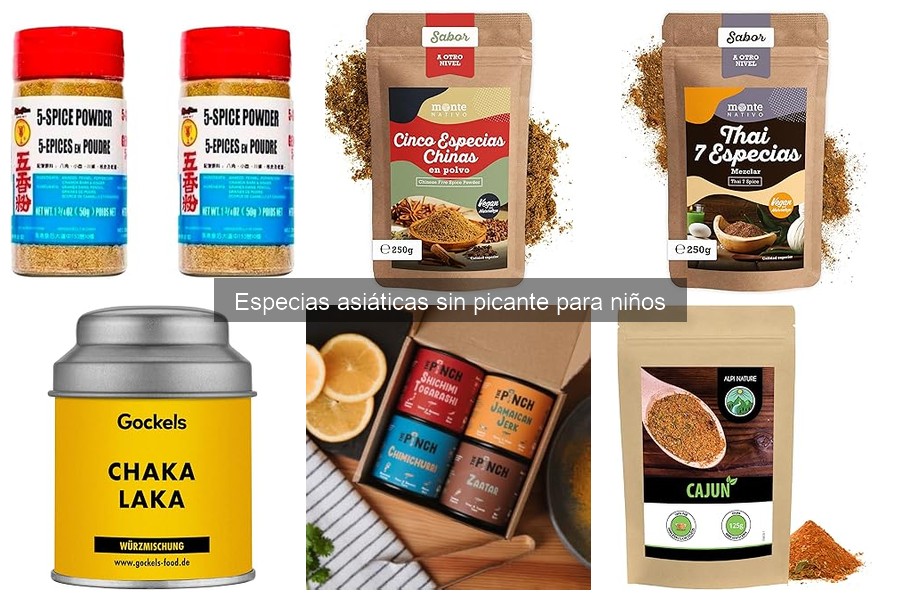 Recetas rápidas con especias asiáticas sin picante para niños