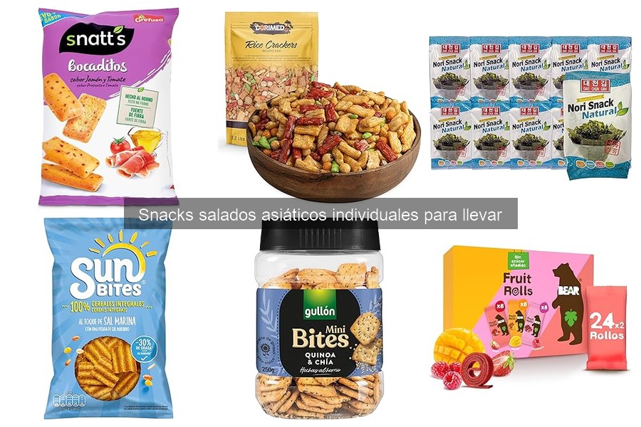 Recetas Rápidas con Snacks Salados Asiáticos para Llevar