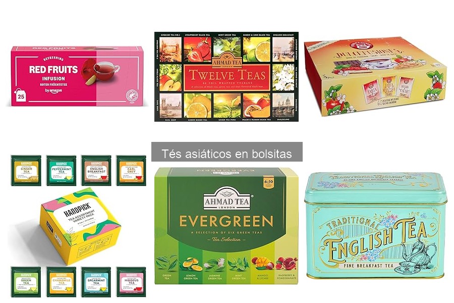Recetas refrescantes con té asiático en bolsitas