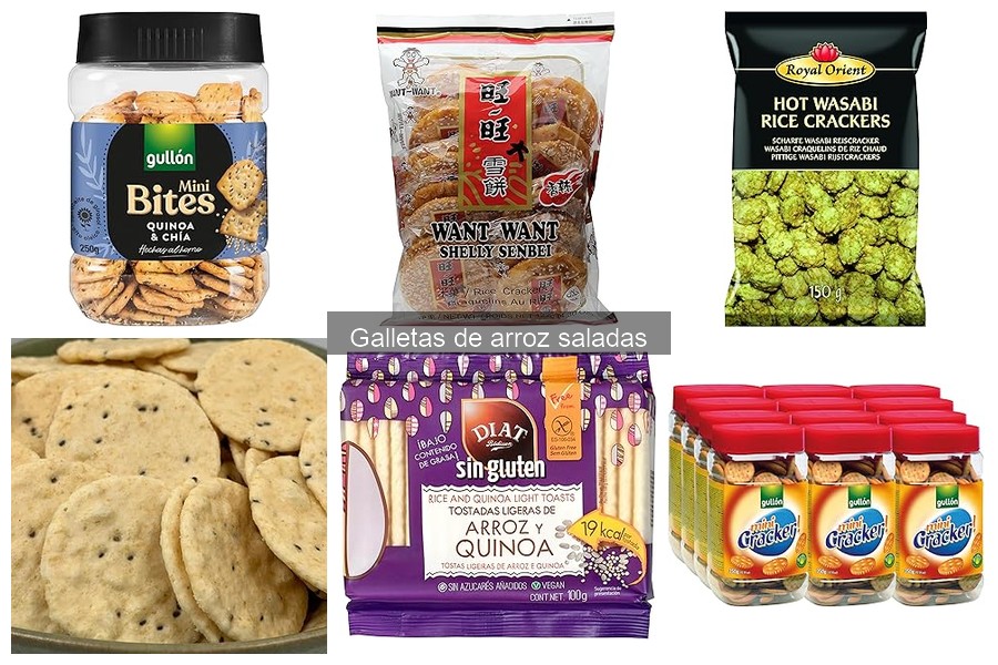 Recetas Saludables con Galletas de Arroz Saladas