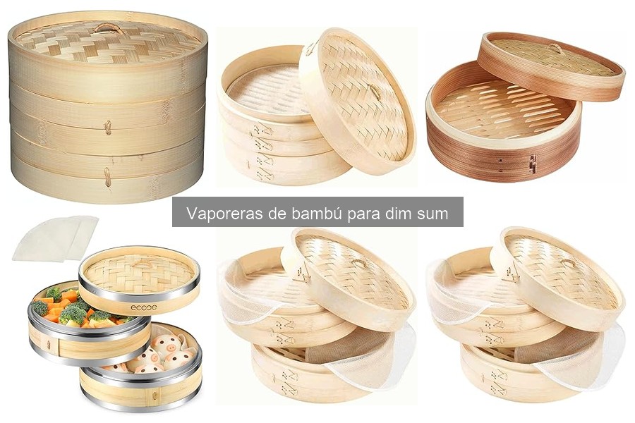 Recetas Sencillas de Dim Sum con Vaporera de Bambú
