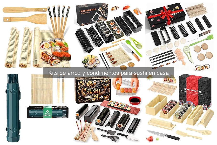Recetas sencillas de sushi con kits de arroz para principiantes