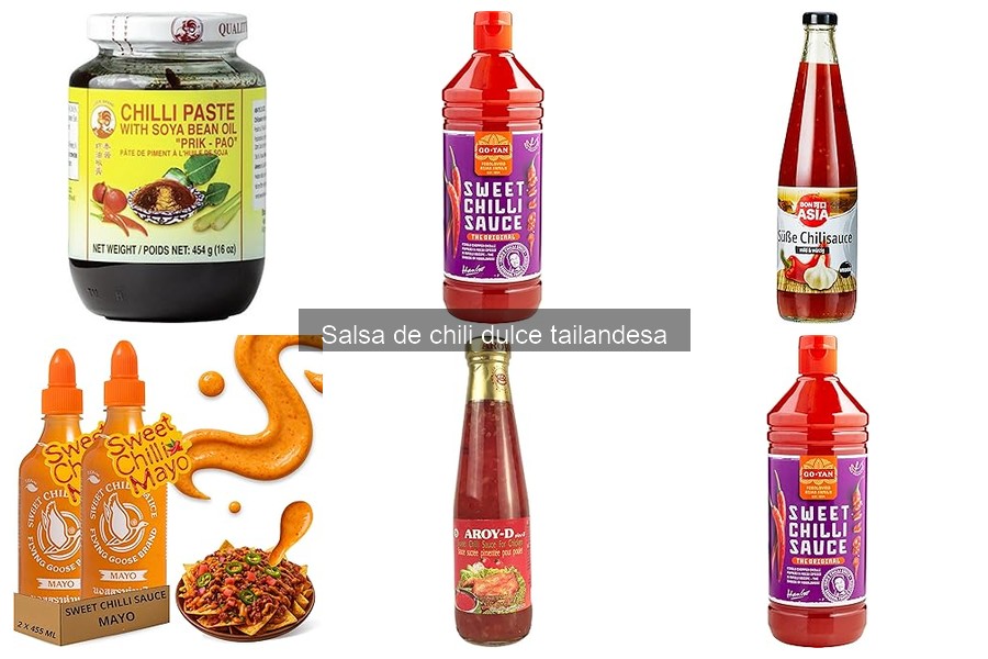 Recetas vegetarianas con salsa de chili dulce tailandesa