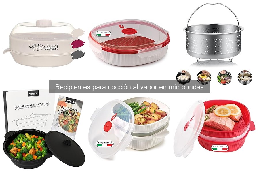 Recipientes para Cocción al Vapor en Microondas: ¿Qué Son?