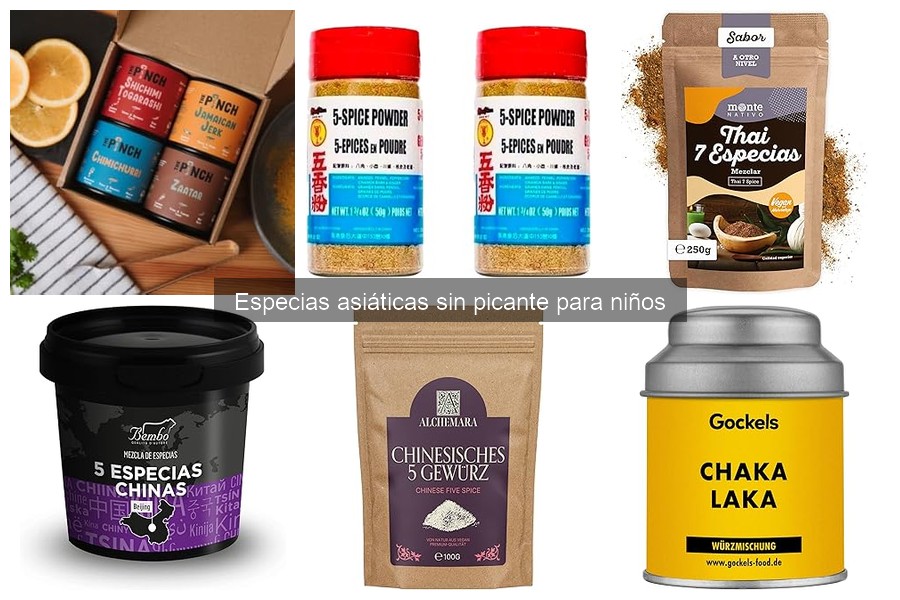 Reseñas de especias asiáticas sin picante para niños