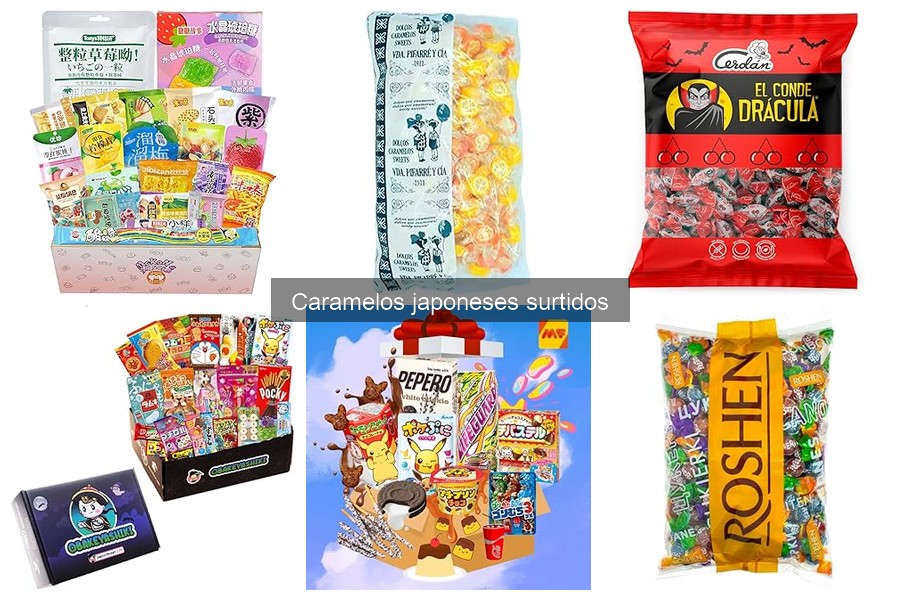 Sabores más populares de caramelos japoneses surtidos
