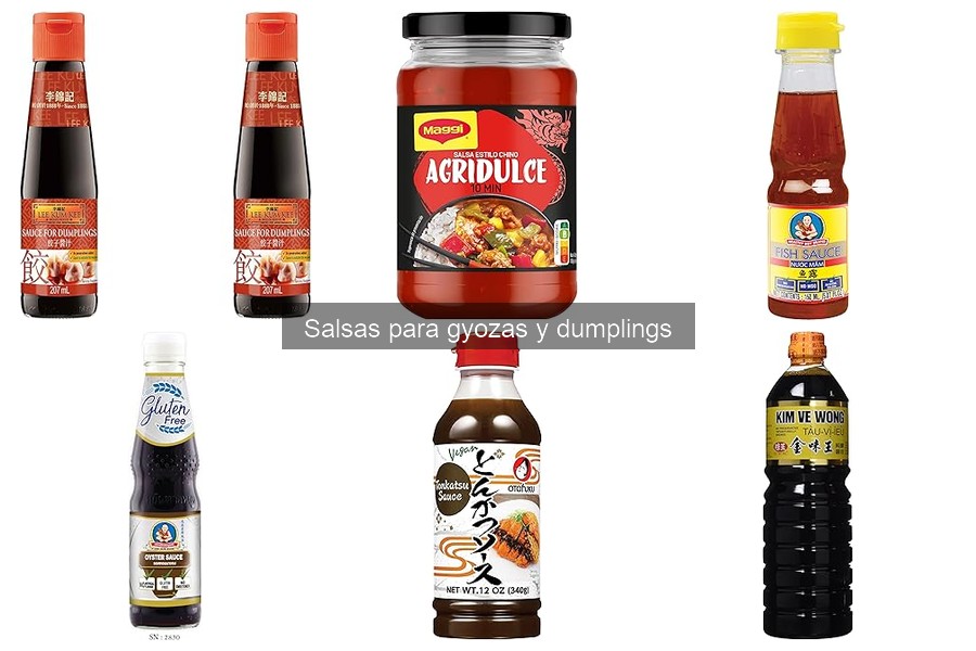 Salsas para gyozas ideales para fiestas y eventos