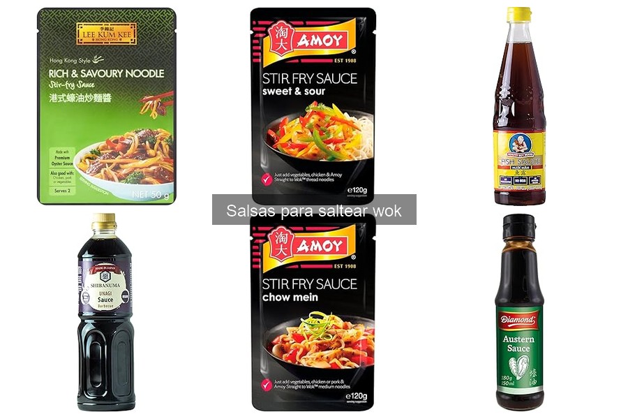 Salsas para saltear en wok: beneficios nutricionales