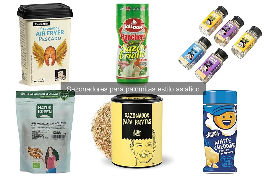 Sazonadores para Palomitas Asiáticas: ¿Son Saludables?