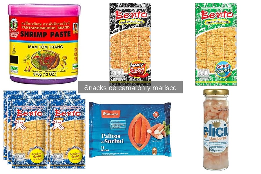 Snack de camarón y marisco: ¿son saludables?