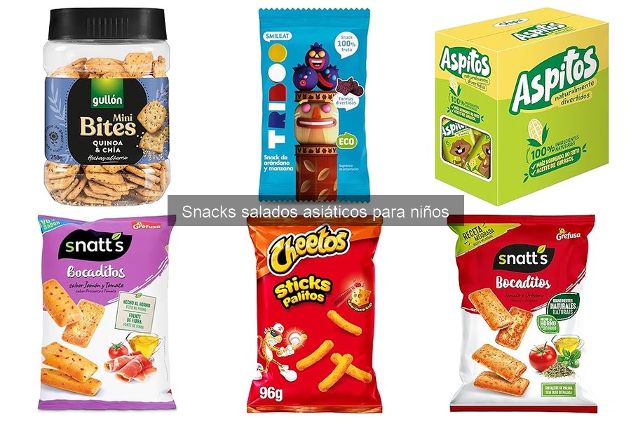 Snacks salados asiáticos para niños picky eaters