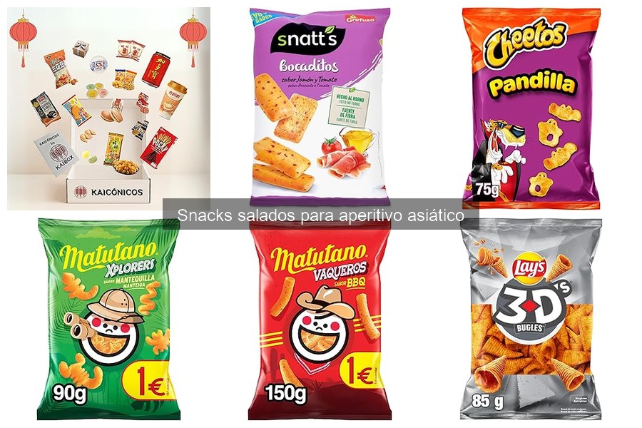 Snacks salados asiáticos veganos: deliciosas opciones