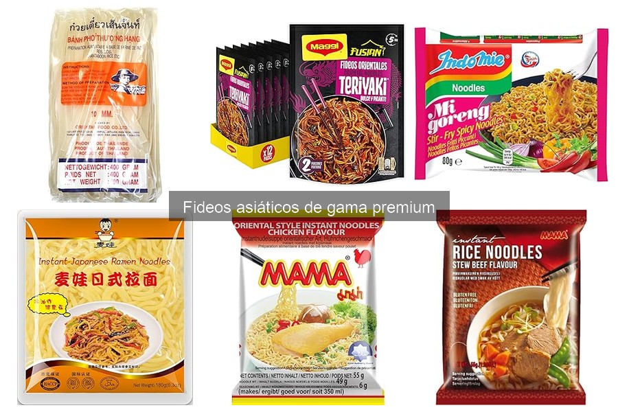 Soluciones a problemas comunes al cocinar fideos asiáticos premium
