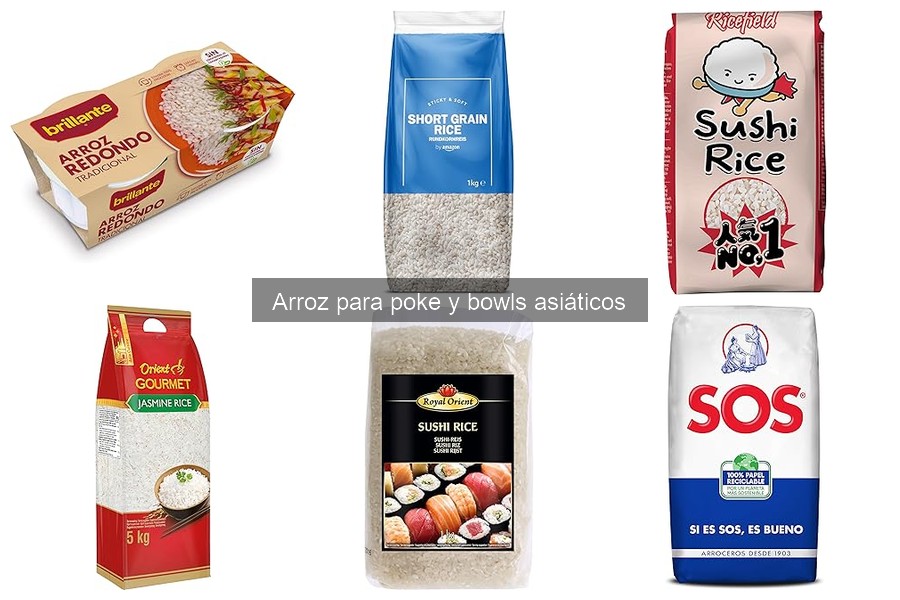 Soluciones para arroz pasado en poke bowls asiáticos