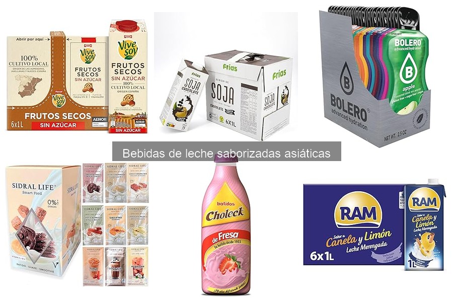 ¿Son saludables las bebidas de leche saborizadas asiáticas?