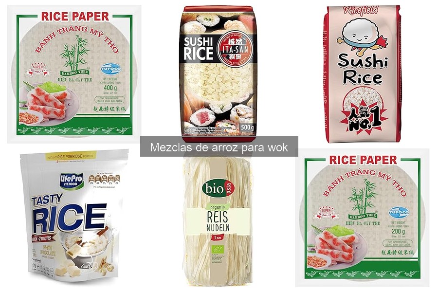 ¿Son saludables las mezclas de arroz para wok?