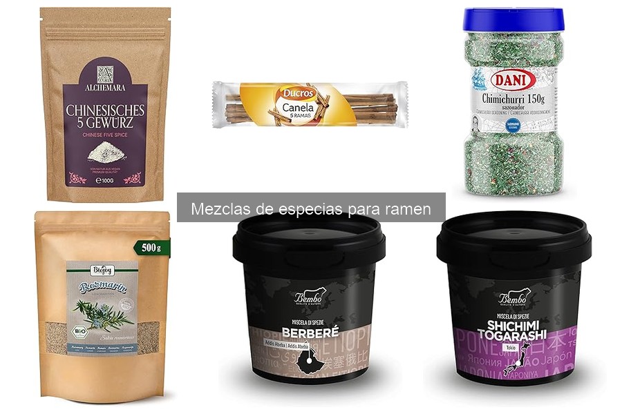 ¿Son saludables las mezclas de especias para ramen?