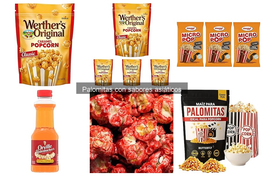 ¿Son saludables las palomitas con sabores asiáticos?