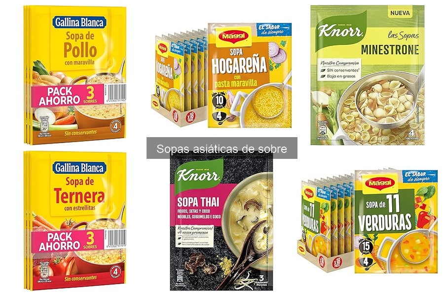 ¿Son saludables las sopas asiáticas de sobre?