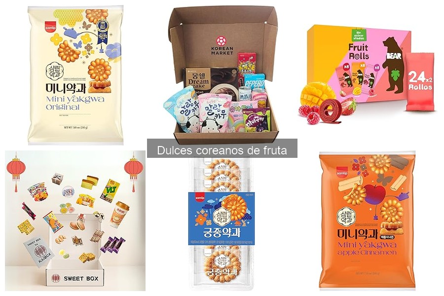 ¿Son saludables los dulces coreanos de fruta? Descúbrelo