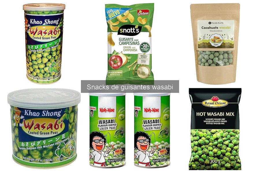 ¿Son saludables los snacks de guisantes wasabi? Análisis nutricional