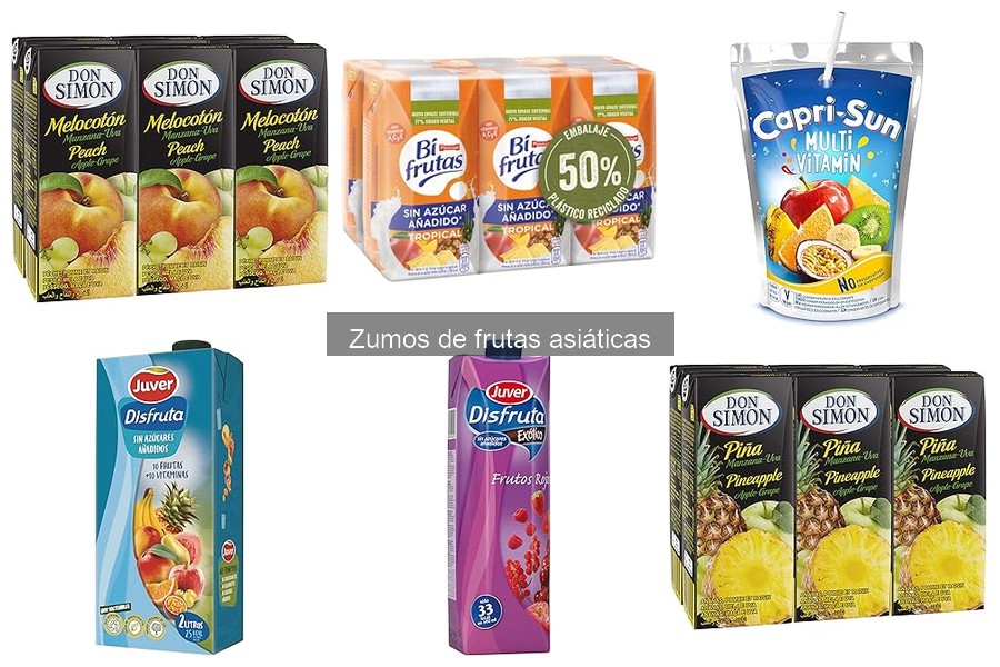 ¿Son saludables los zumos de frutas asiáticas? Descúbrelo