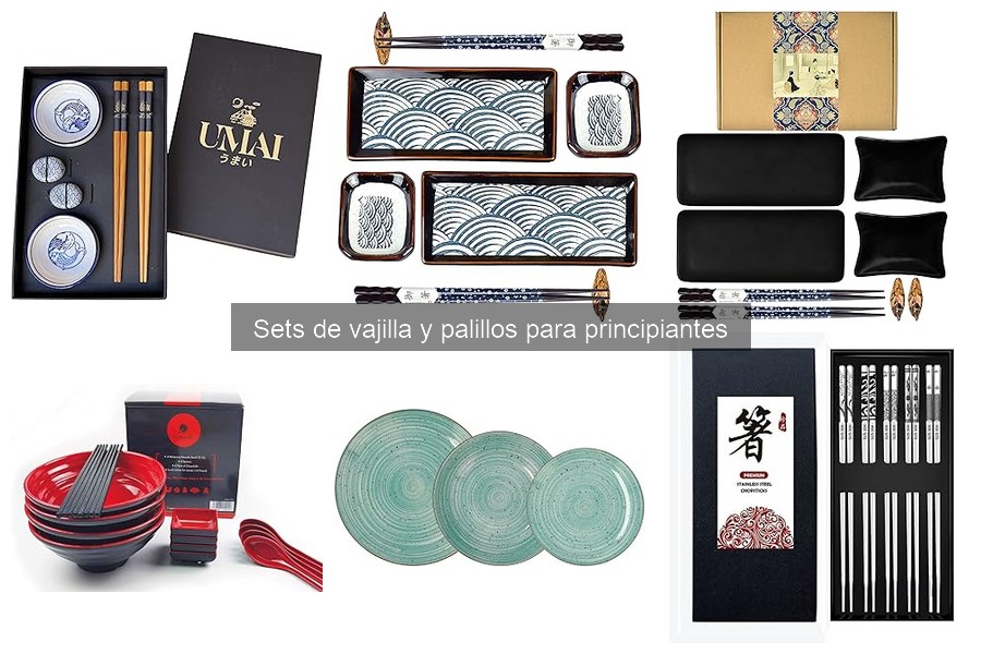 Tendencias en sets de vajilla y palillos para cocina asiática